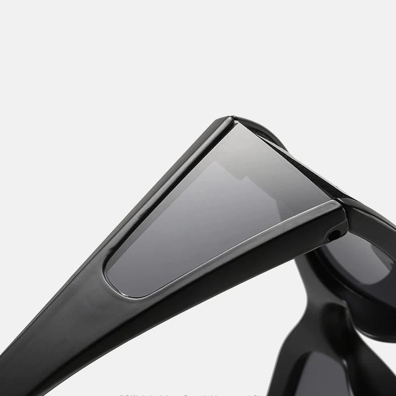 Modern White Frame Polarized Sunglasses with UV400 Protection