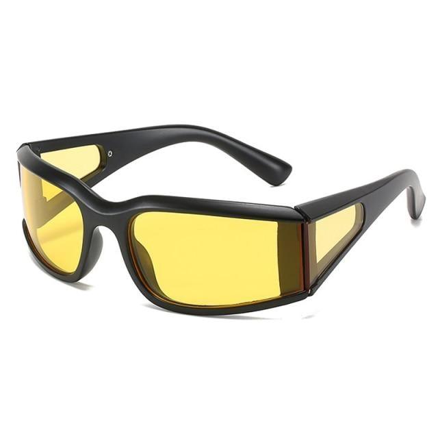 Modern White Frame Polarized Sunglasses with UV400 Protection