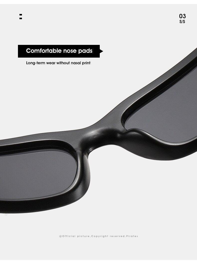 Modern White Frame Polarized Sunglasses with UV400 Protection