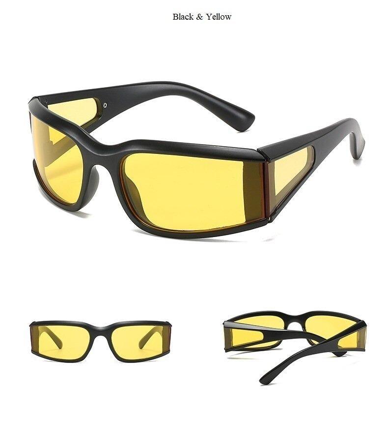 Modern White Frame Polarized Sunglasses with UV400 Protection