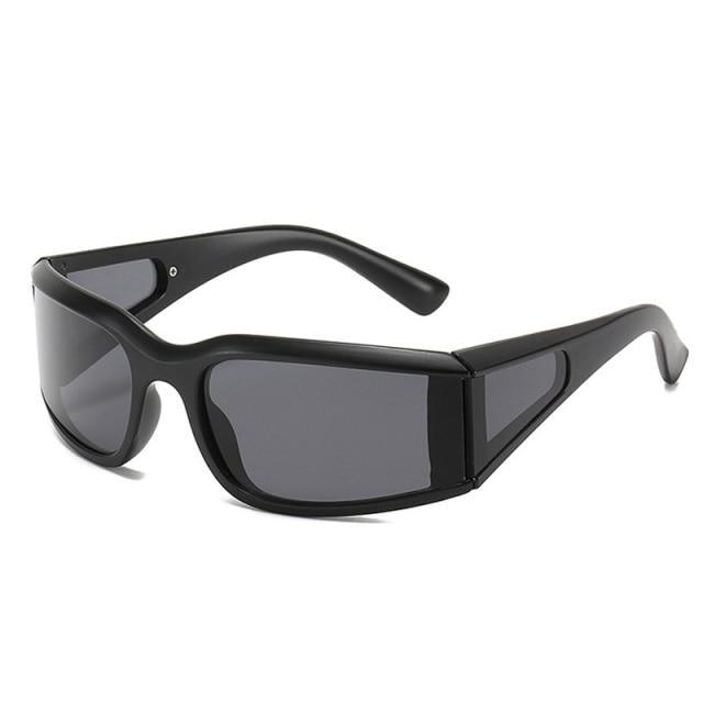 Modern White Frame Polarized Sunglasses with UV400 Protection