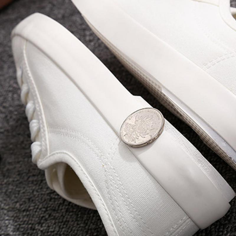 Women's Classic Canvas Walking Sneakers – Casual Slip-On Trainers