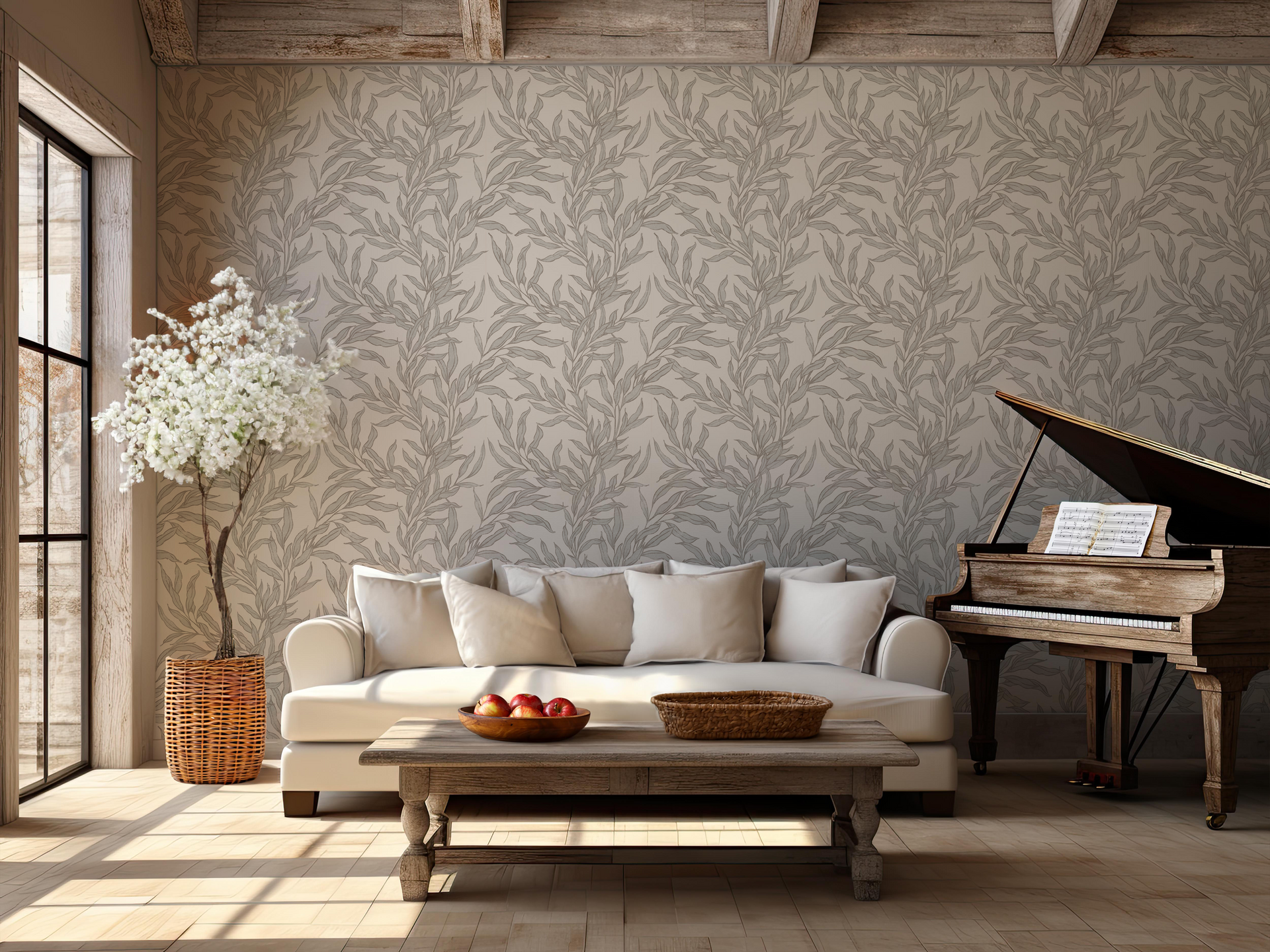 Oaks Removable Peel and Stick Wallpaper by Taddy Mikelaites