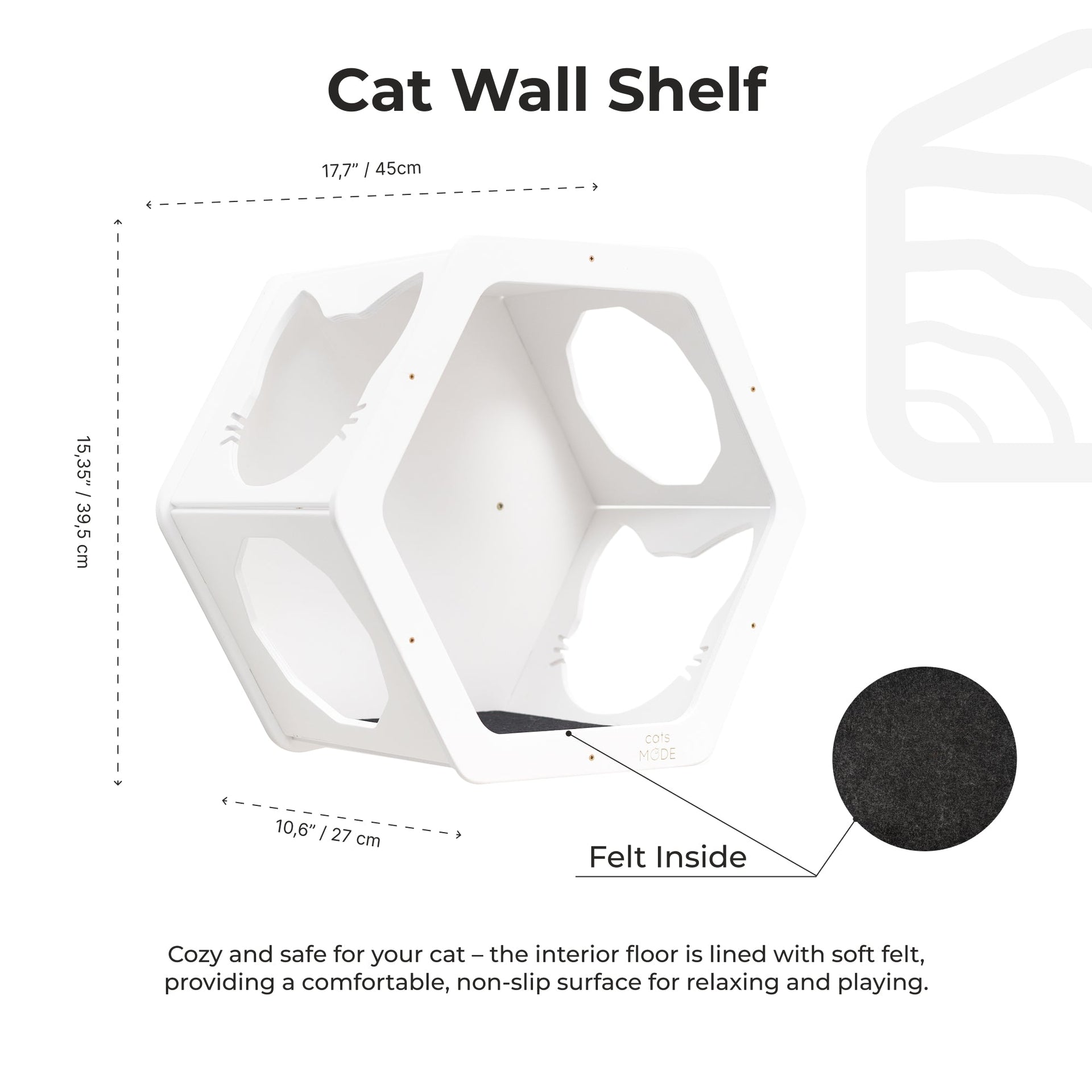 Wall-Mounted Cat Climbing Shelves for Indoor Play and Exercise