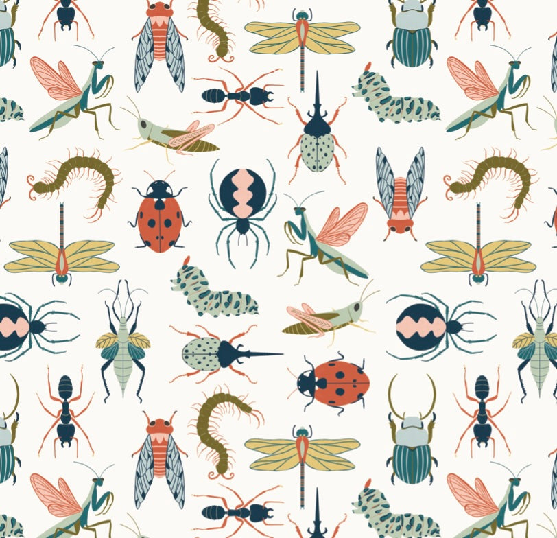 Flick Whimsical Nature-Inspired Removable Wallpaper, Sage Green