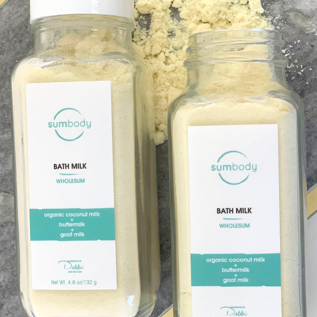 Wholesum Bath Milk Nourishing Milk Bath Soak with Coconut Milk