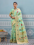 Shree Shyam Fashion Pista Silk Saree