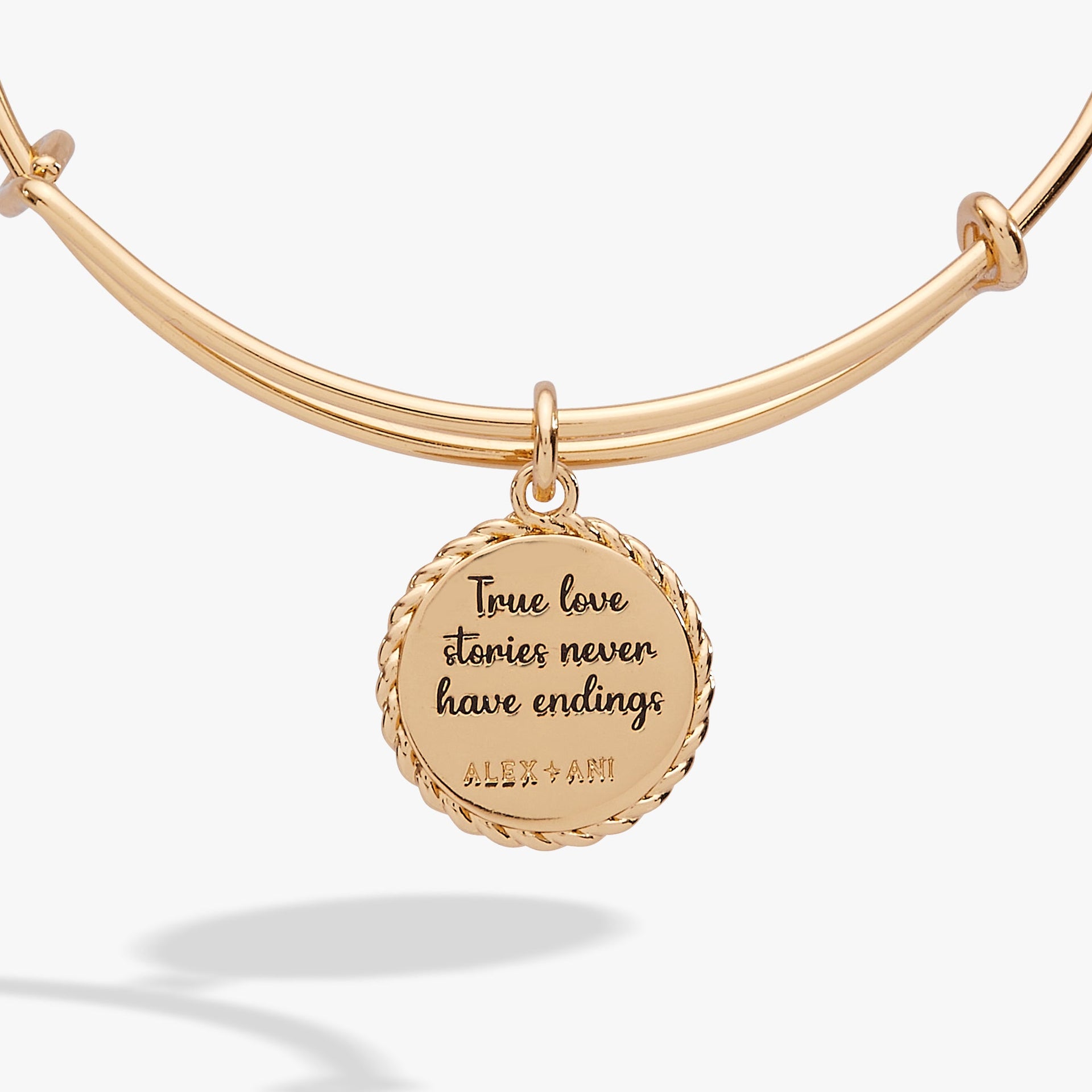 Wife Charm Bangle with Engraved True Love Message