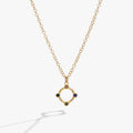 Wife Acrostic Hidden Message Crystal Pendant Necklace