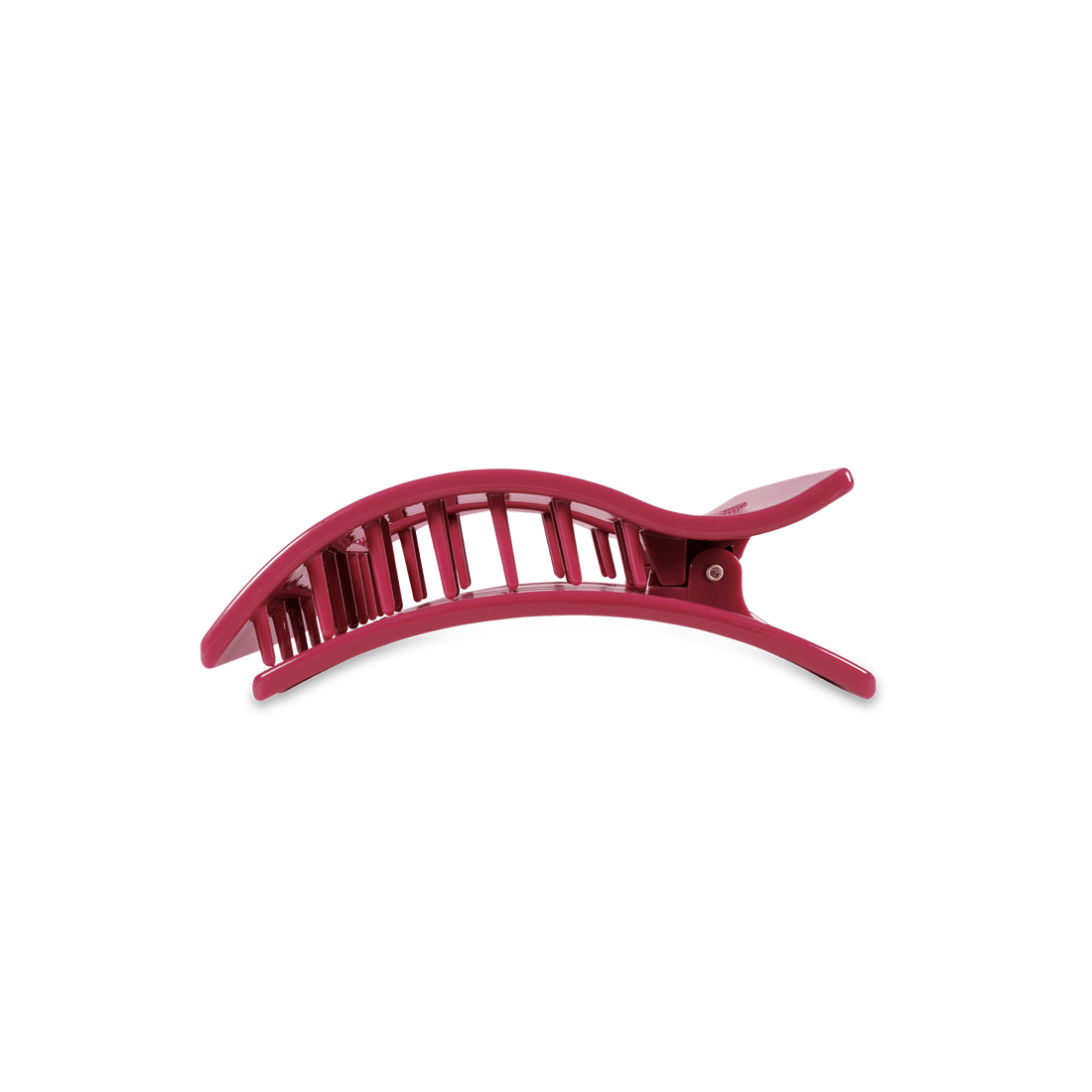 Small Flat Rectangle Hair Clip in Wild Side Pattern