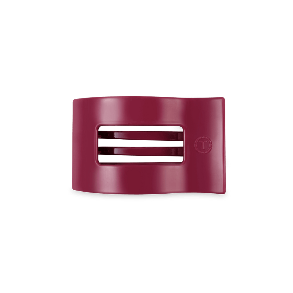 Small rectangular hair clip in a trendy Wild Side pattern for comfortable everyday hair styling