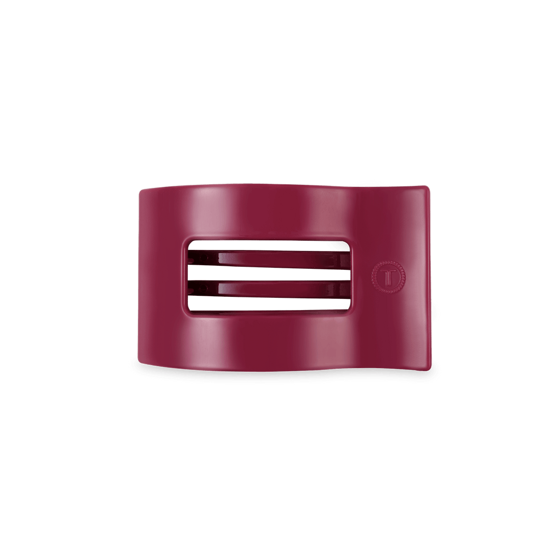 Small rectangular hair clip in a trendy Wild Side pattern for comfortable everyday hair styling