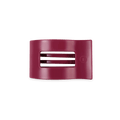 Small rectangular hair clip in a trendy Wild Side pattern for comfortable everyday hair styling