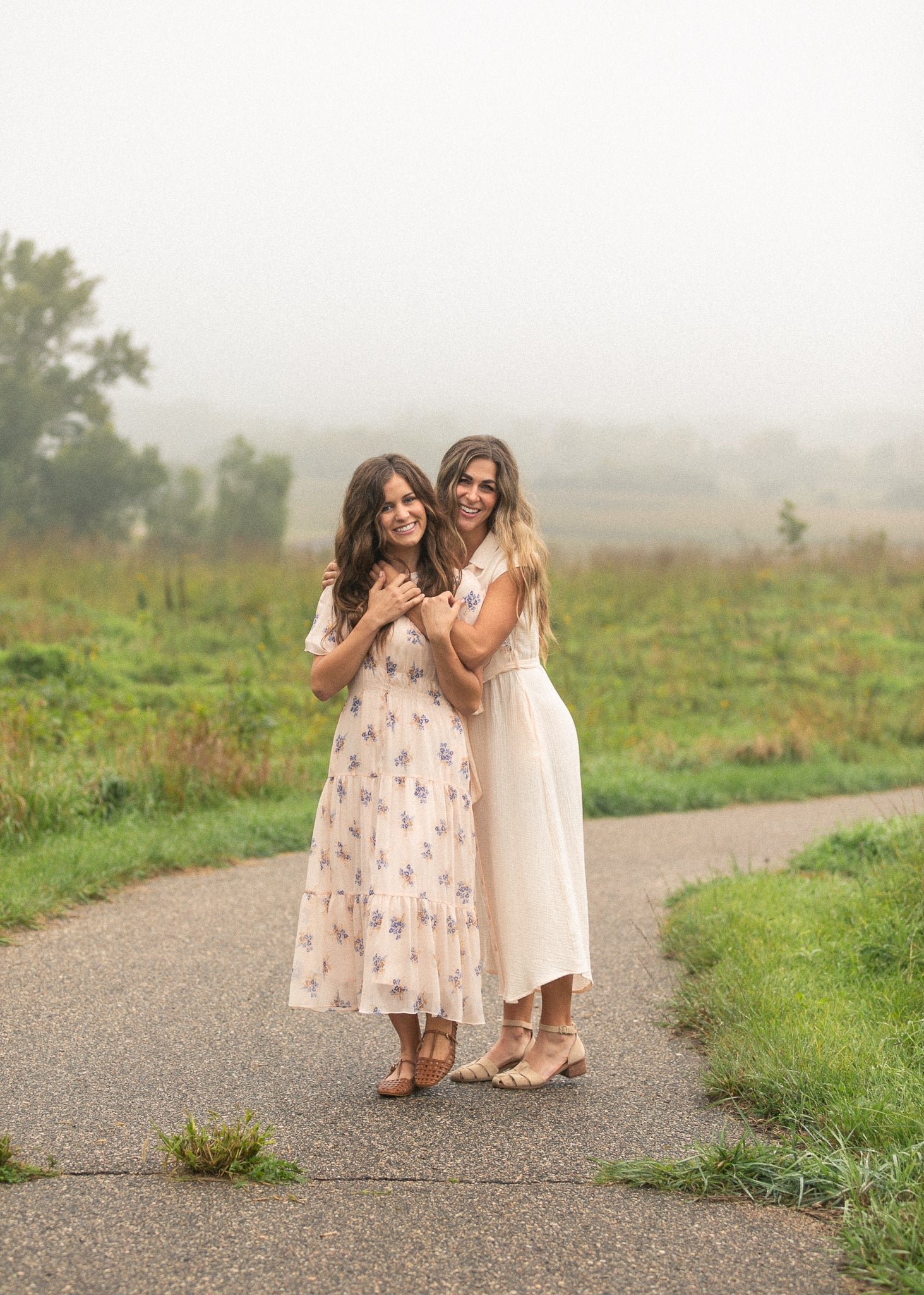 Willow Blush Pink Cotton Gauze Cap Sleeve Midi Shirt Dress