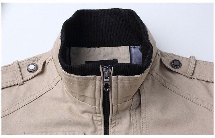 Men's Red Lightweight Bomber Jacket Slim Fit Windbreaker