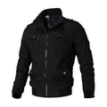 Men's Red Lightweight Bomber Jacket Slim Fit Windbreaker