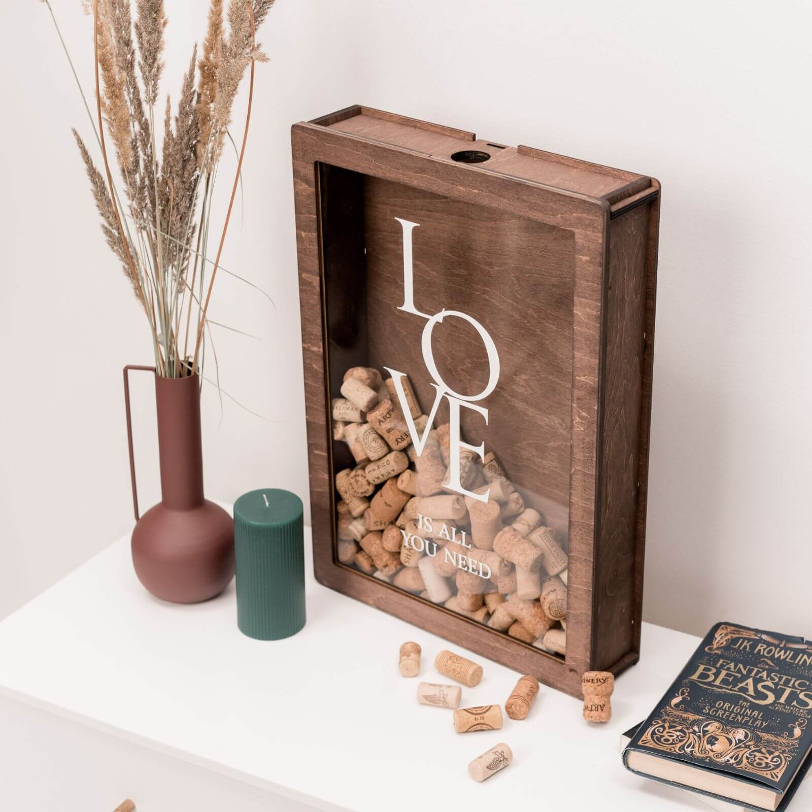Wooden Wedding Card Box – Elegant Keepsake for Wedding Reception