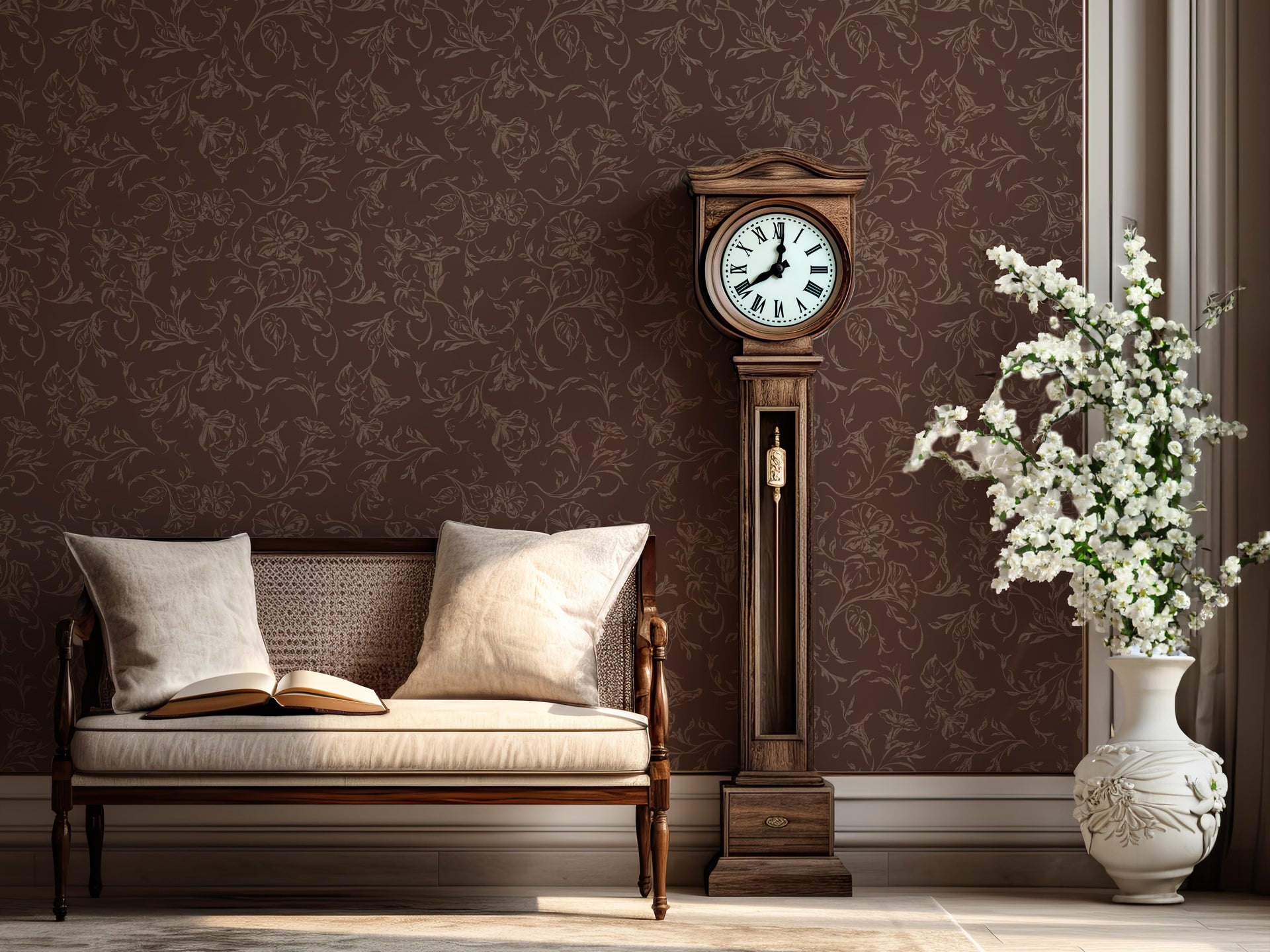 Hawthorne Bloom Removable Peel and Stick Wallpaper