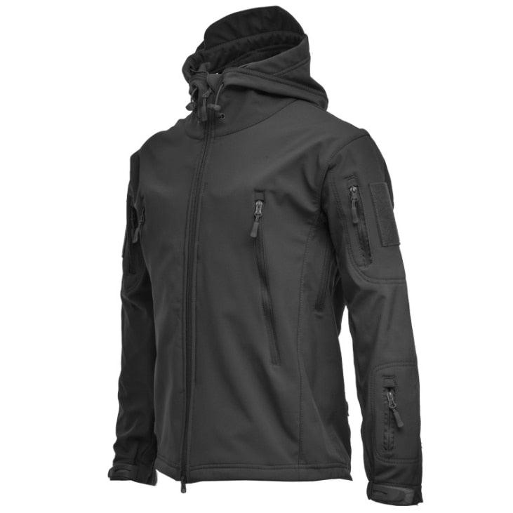 Men's Waterproof Camouflage Hooded Tactical Winter Jacket