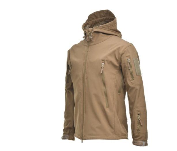 Men's Waterproof Camouflage Hooded Tactical Winter Jacket
