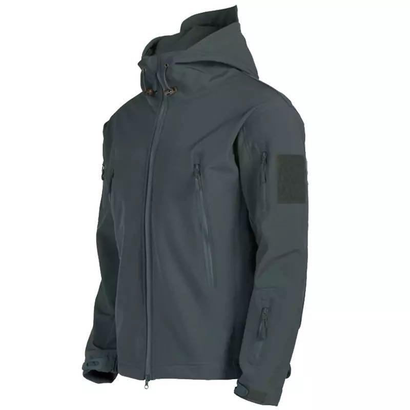 Men's Waterproof Camouflage Hooded Tactical Winter Jacket