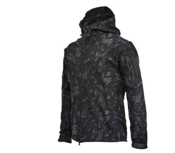 Men's Waterproof Camouflage Hooded Tactical Winter Jacket