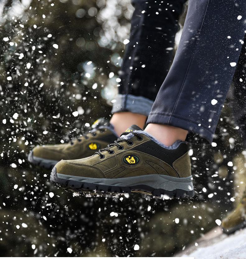 Winter Couple Hiking Shoes Lightweight Non-Slip Walking Sneakers
