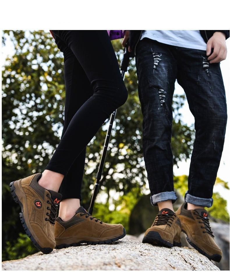 Winter Couple Hiking Shoes Lightweight Non-Slip Walking Sneakers