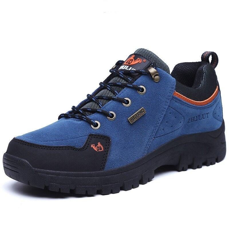 Unisex Qifeng hiking shoes with thick soles for outdoor trekking and mountain biking