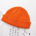 Unisex Knitted Winter Beanie Hat, Warm Thick Hip Hop Slouchy Cap