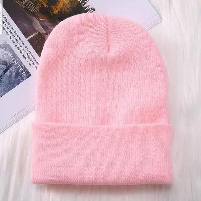 Soft Knit Winter Beanie Hat – Stretchy Warm Cap for All Ages