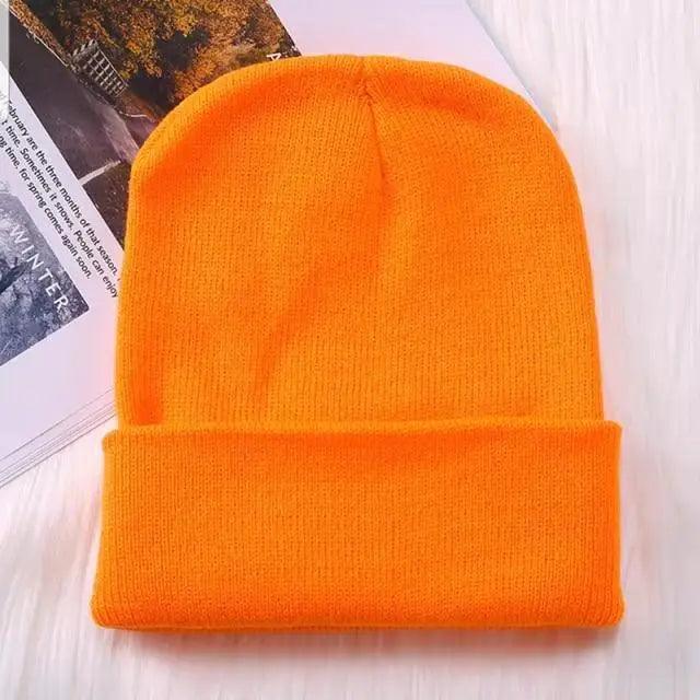 Soft Knit Winter Beanie Hat – Stretchy Warm Cap for All Ages
