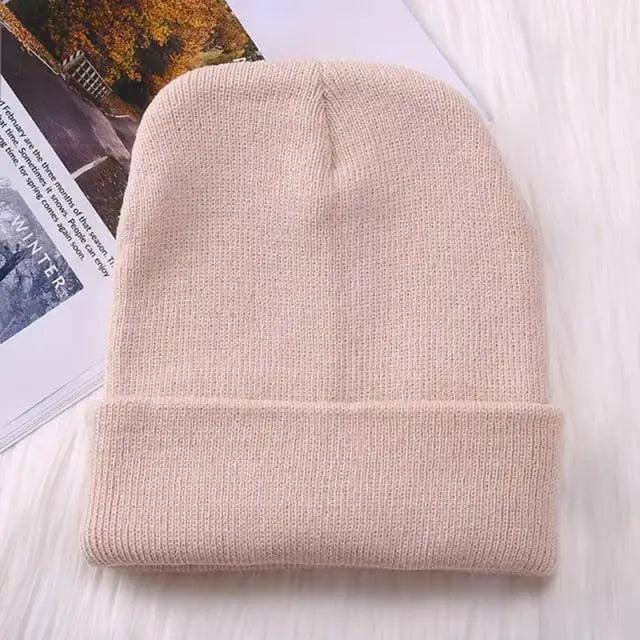 Soft Knit Winter Beanie Hat – Stretchy Warm Cap for All Ages