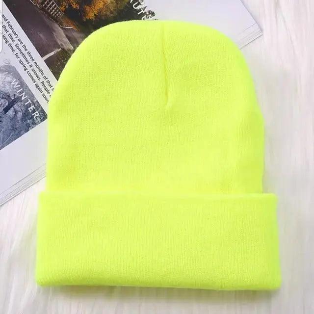 Soft Knit Winter Beanie Hat – Stretchy Warm Cap for All Ages