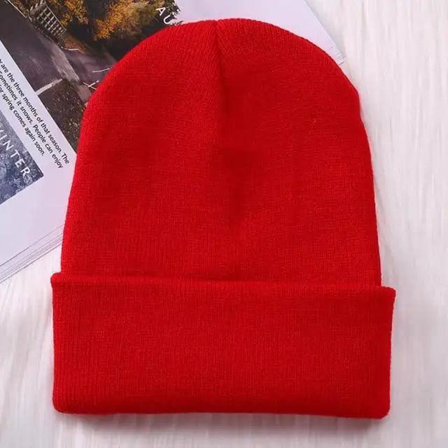 Soft Knit Winter Beanie Hat – Stretchy Warm Cap for All Ages