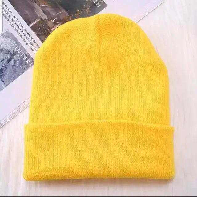 Soft Knit Winter Beanie Hat – Stretchy Warm Cap for All Ages