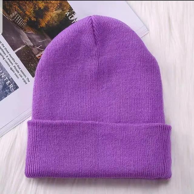 Soft Knit Winter Beanie Hat – Stretchy Warm Cap for All Ages