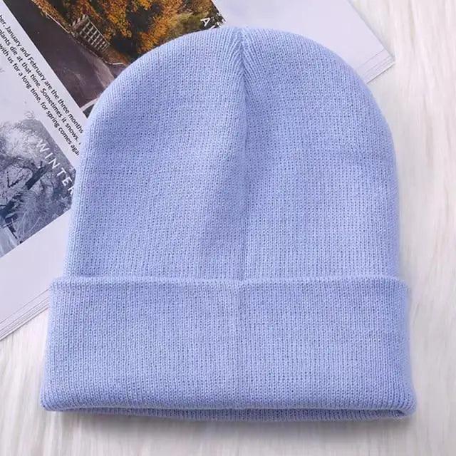 Soft Knit Winter Beanie Hat – Stretchy Warm Cap for All Ages