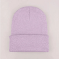 Unisex Solid Knit Beanie Hat - Slouchy Soft Winter Casual Cap