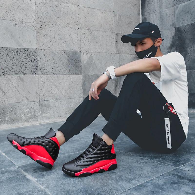 Unisex Streetwear Leather Sneakers Casual Lightweight Sport Shoes
