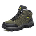 Mens High Top Winter Hiking Boots Non-Slip Warm Snow Ankle Shoes
