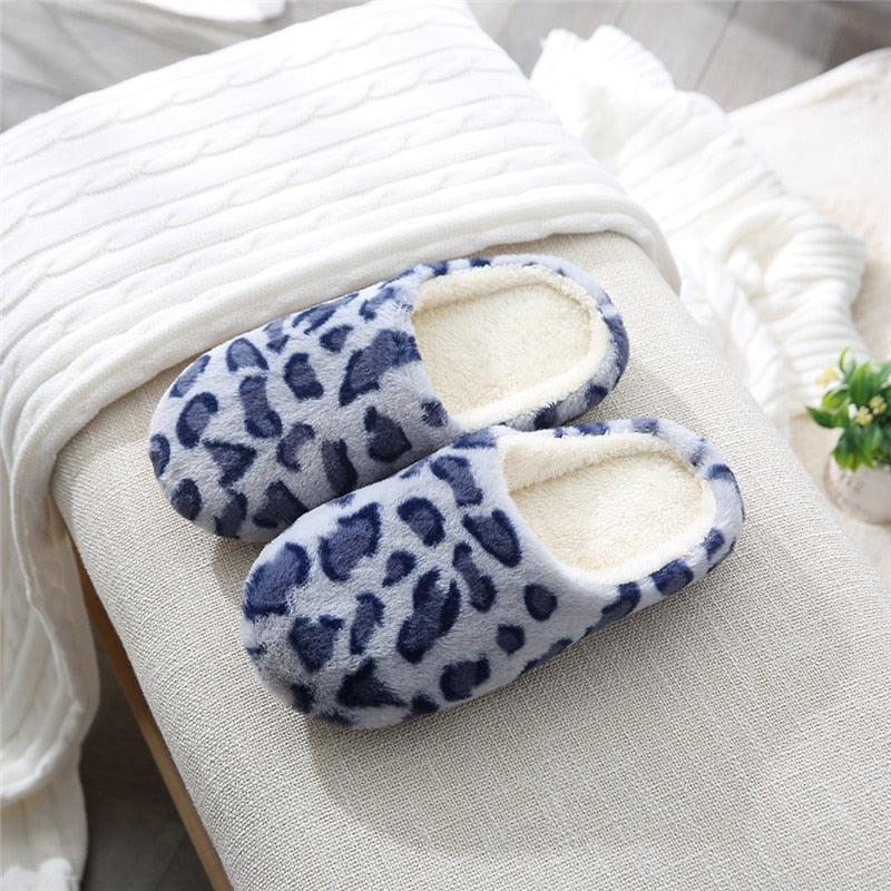 Plush Memory Foam Indoor House Slippers - Cozy Unisex Slip-On