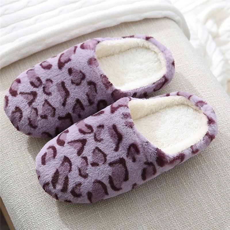Plush Memory Foam Indoor House Slippers - Cozy Unisex Slip-On