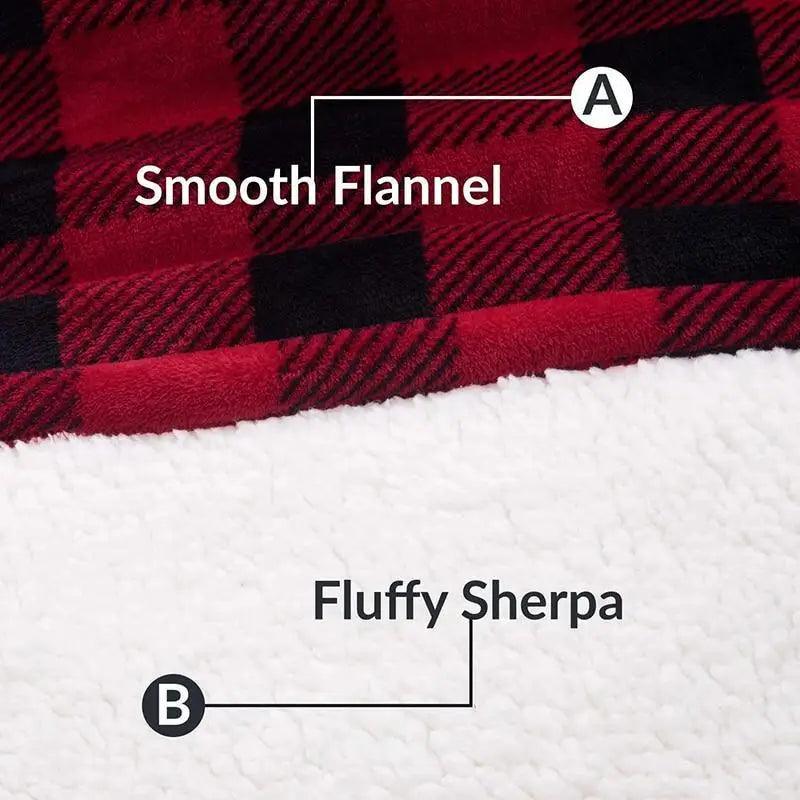 Oversized Wearable Blanket Hoodie with Sleeves for Lounging