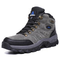Men's Winter Plush Warm Hiking Boots Non-Slip Waterproof Ankle Shoes