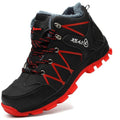 Men's waterproof winter hiking boots with plush lining and rugged non-slip rubber outsole