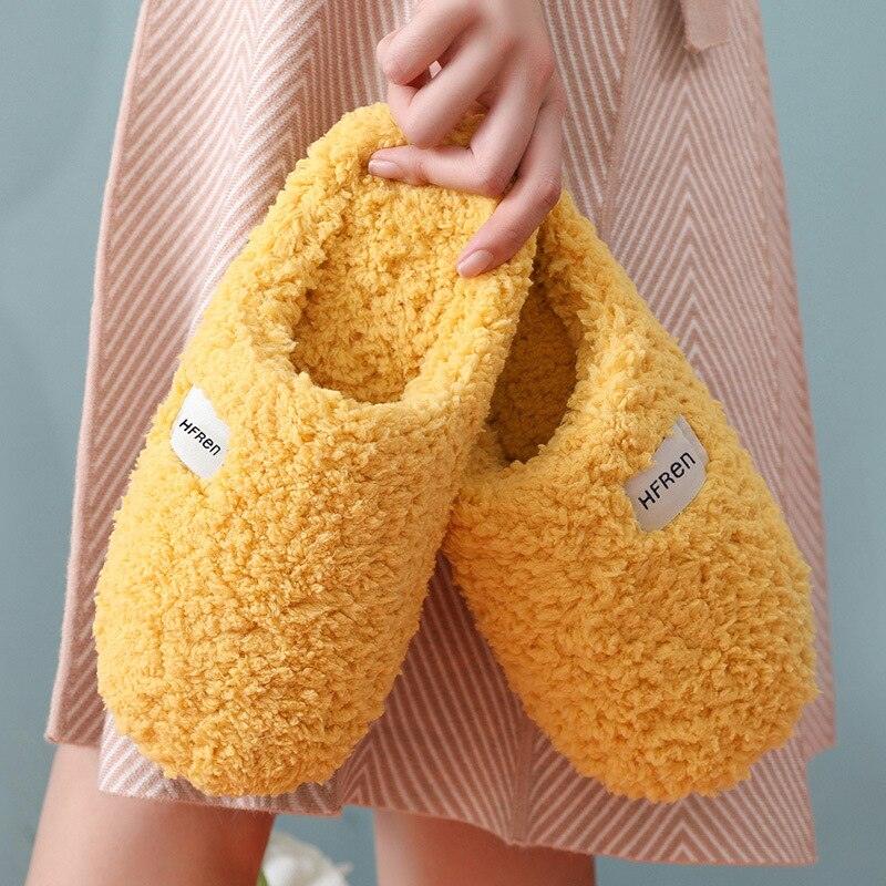 Unisex Winter Plush Memory Foam Slippers - Cozy Indoor Footwear
