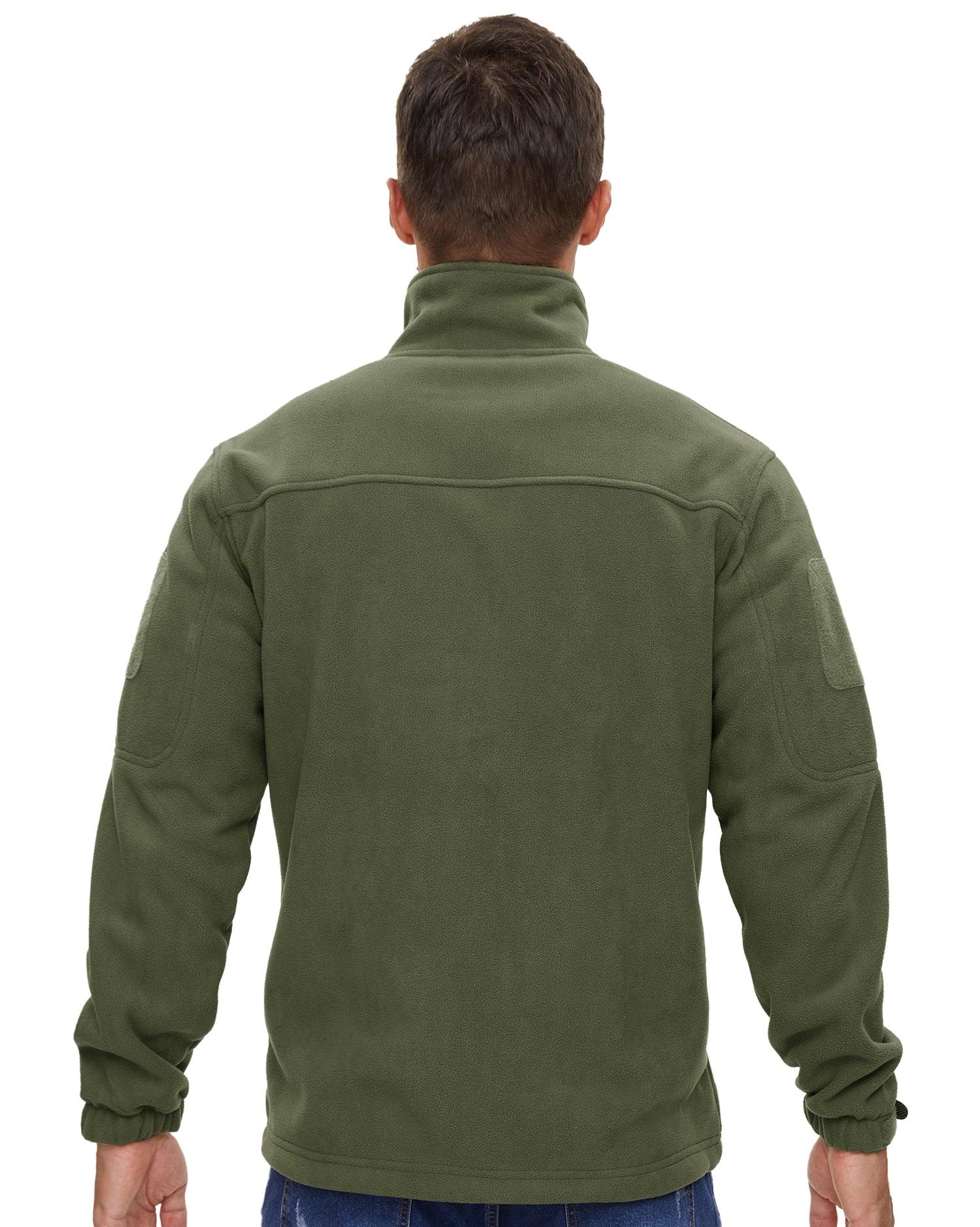 Men's Winter Tactical Fleece Jacket - Thermal Work & Security Coat