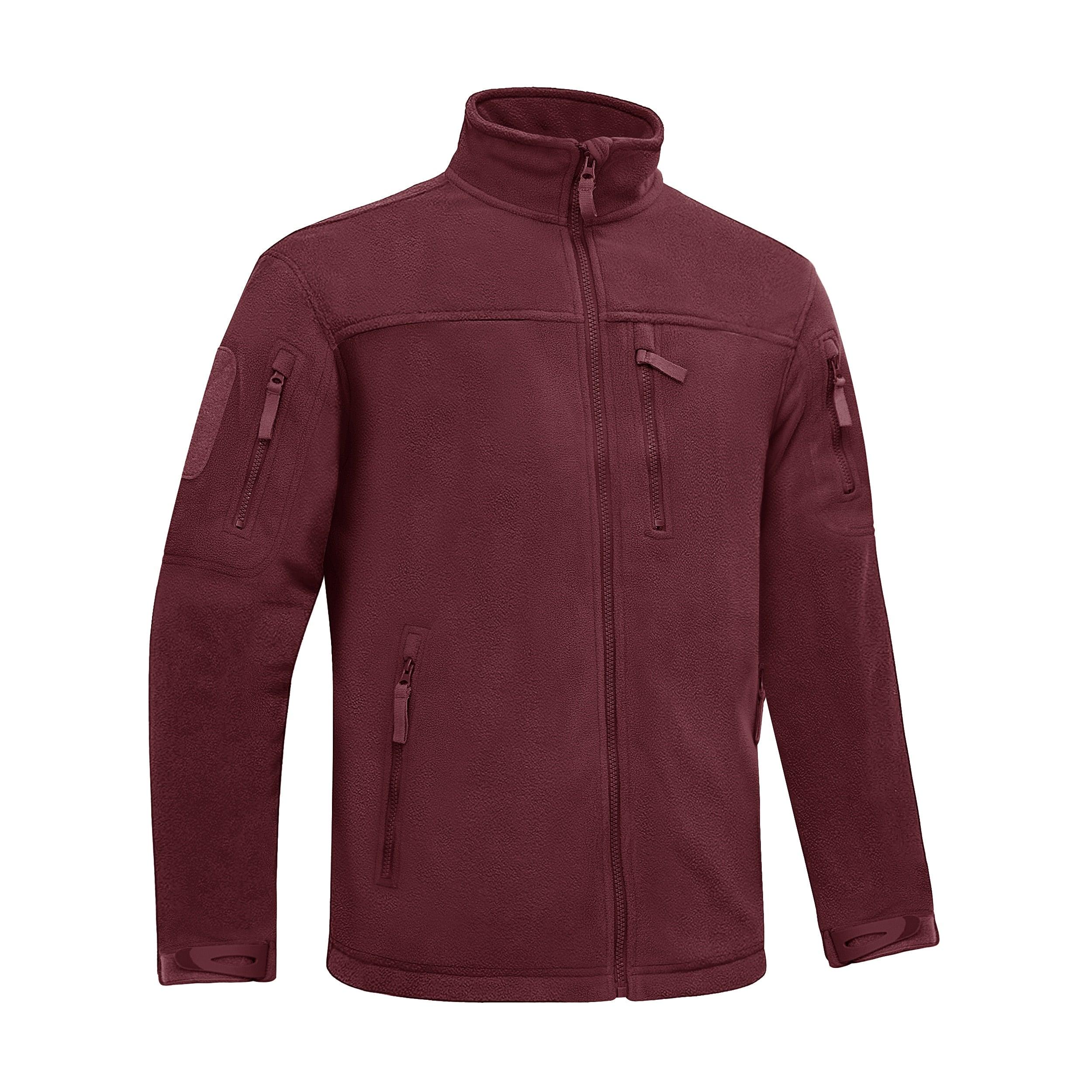 Men's Winter Tactical Fleece Jacket - Thermal Work & Security Coat