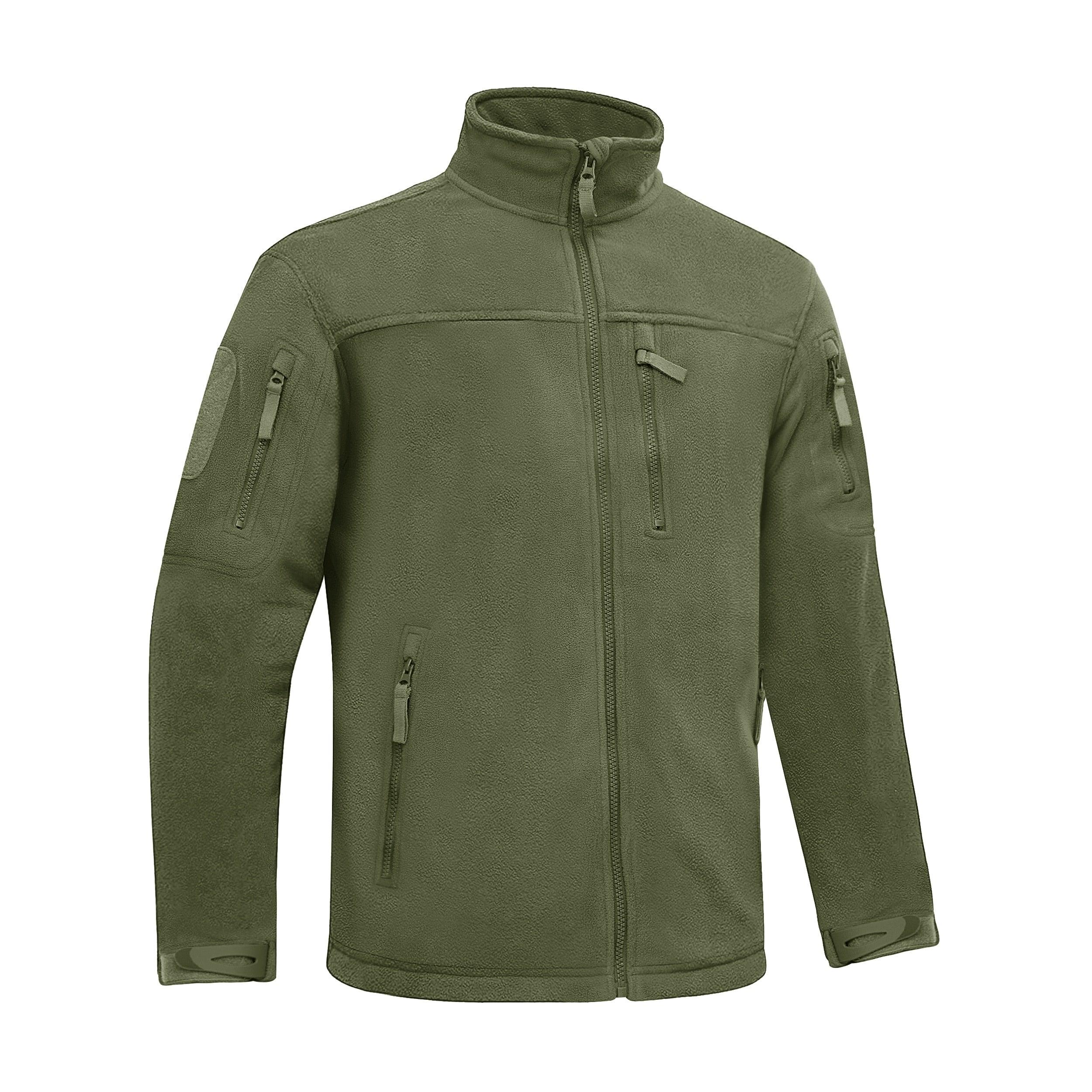 Men's Winter Tactical Fleece Jacket - Thermal Work & Security Coat